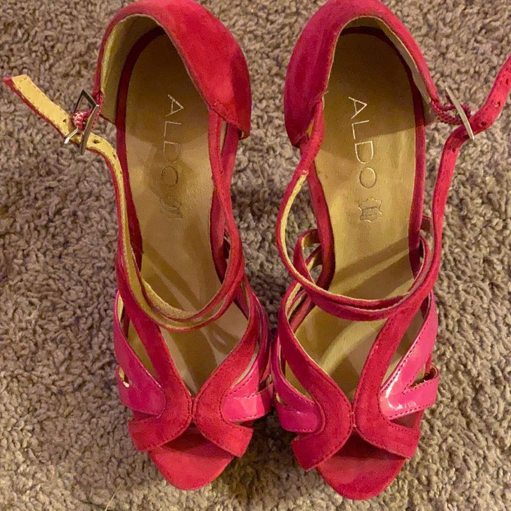 Pink aldo high heels